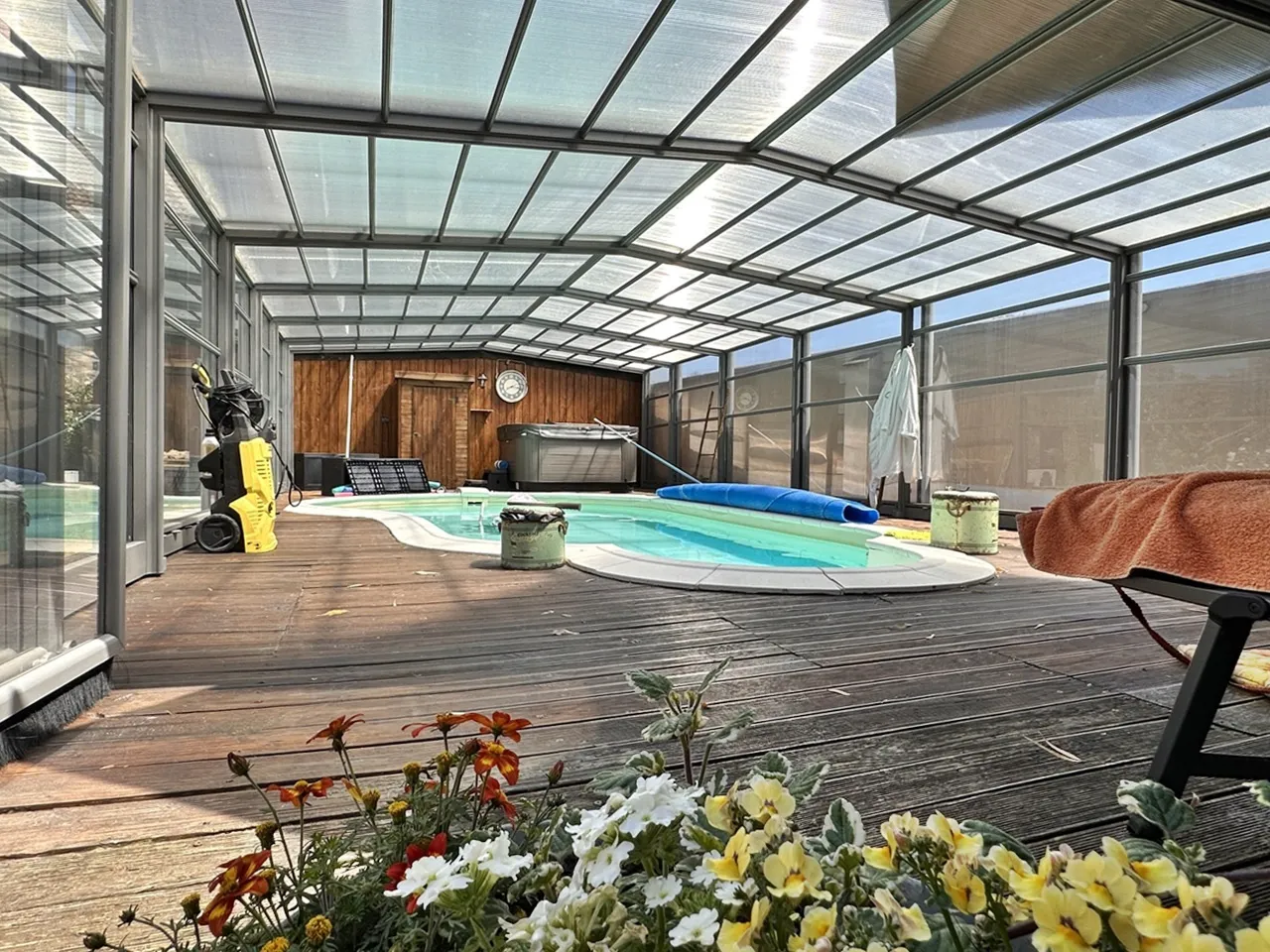 Fermette briarde avec piscine couverte à Bray-sur-Seine 