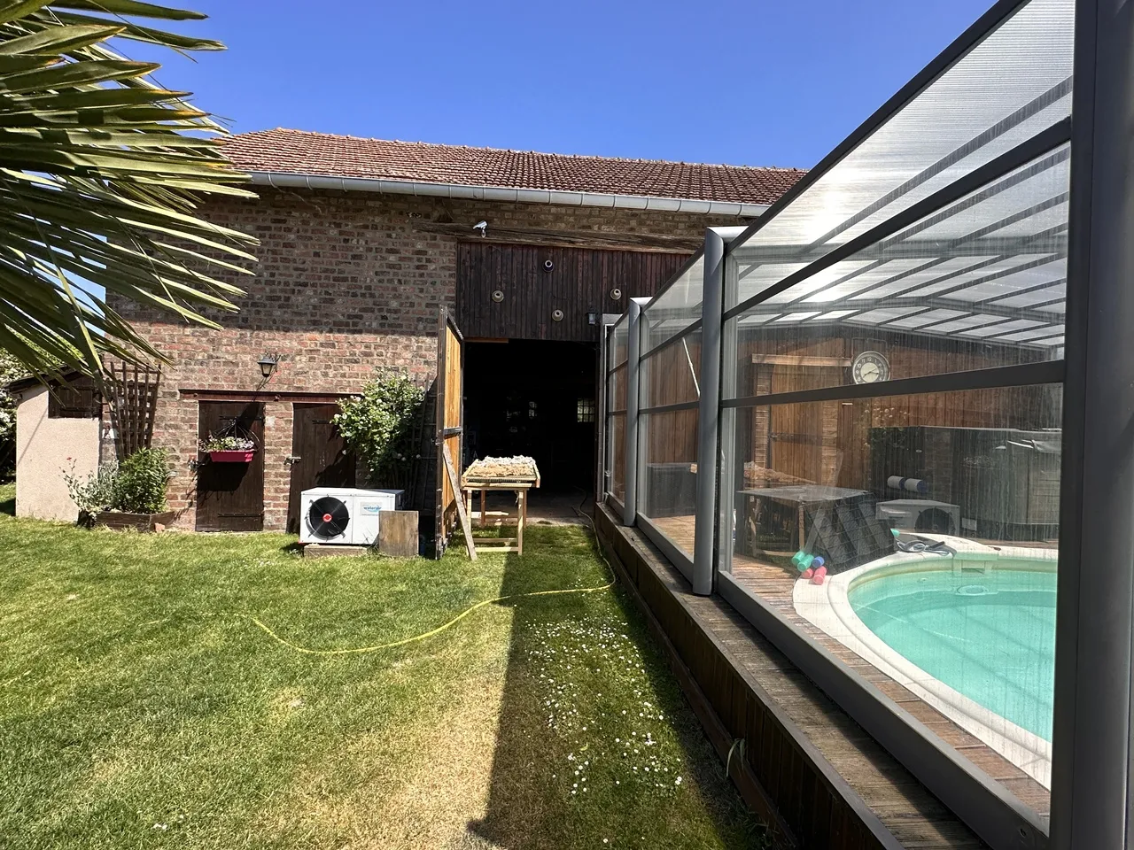 Fermette briarde avec piscine couverte à Bray-sur-Seine 