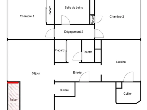 Appartement de 3 pièces à vendre à Pontoise - 72m2 