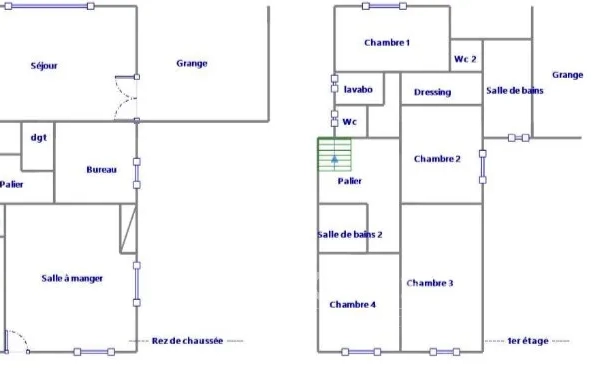 Bel enclos béarnais en pierres à Monein (64360) - Maison avec 4 chambres 