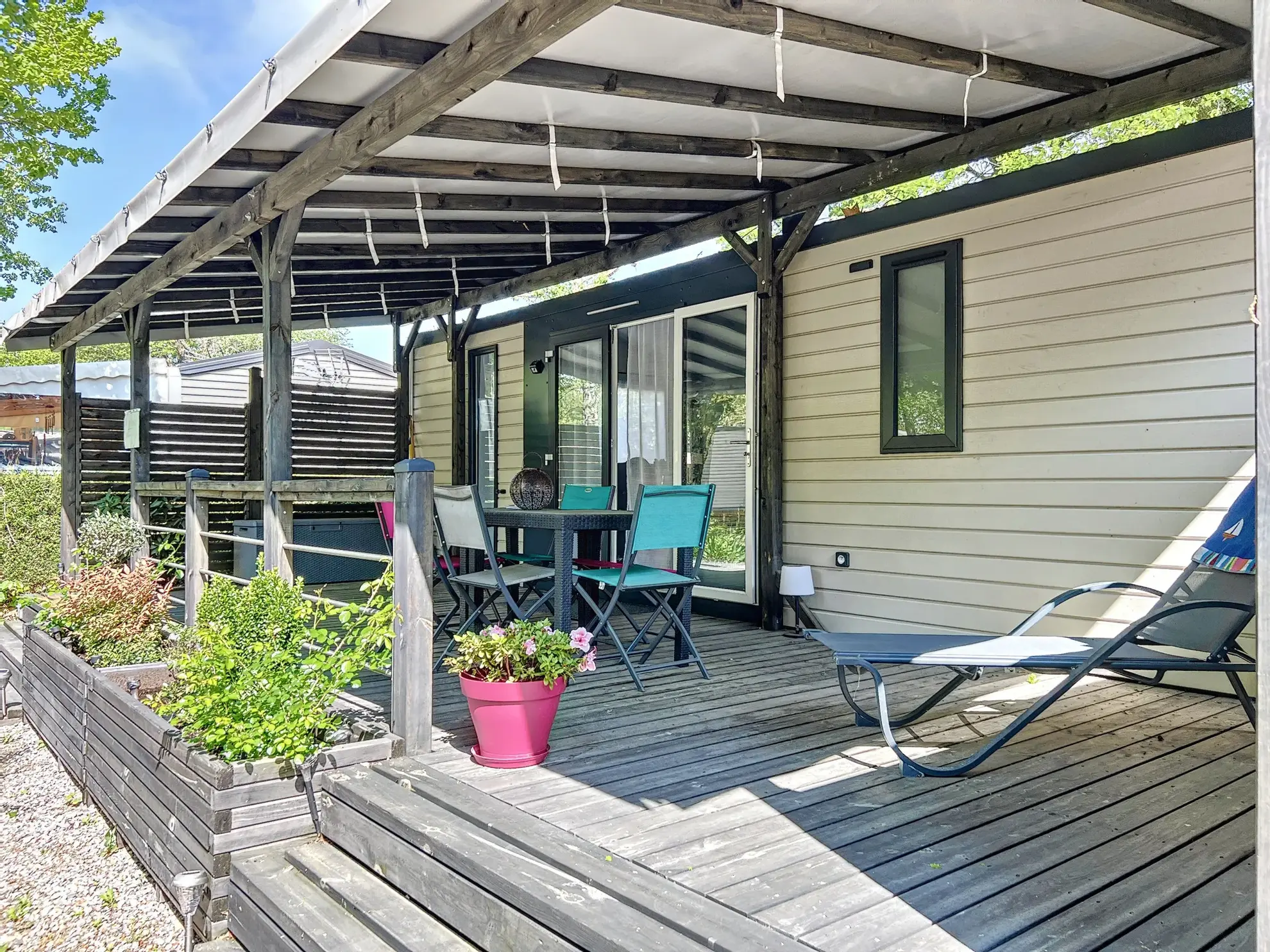AFFAIRE A SAISIR - Mobilhome - 3 pièces - 33m2 - Camping L'Oasis des Dombes 