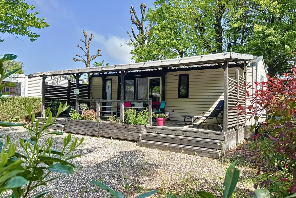 AFFAIRE A SAISIR - Mobilhome - 3 pièces - 33m2 - Camping L'Oasis des Dombes 