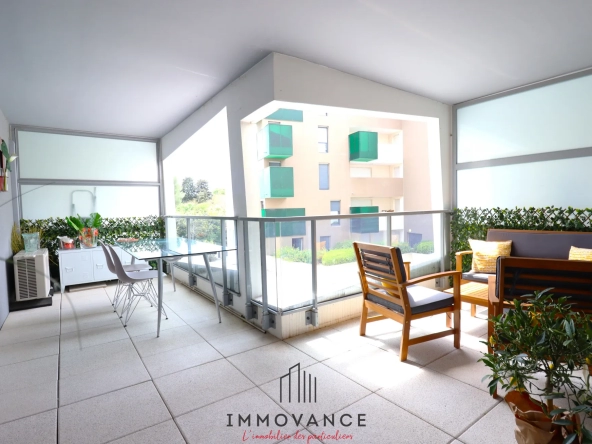 Vente interactive - Appartement T3 70m² - Montpellier - Port Marianne - La Lironde - Nouvelle Mairie 