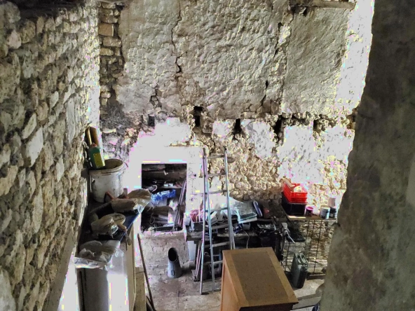 Maison de village charentaise à Meursac, Charente-Maritime 