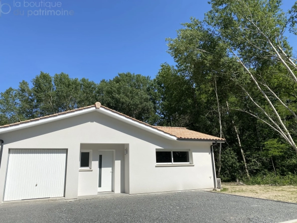 Maison neuve à Bazas avec vue sur la forêt