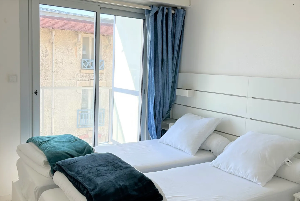 Appartement T2 avec vue latérale mer 