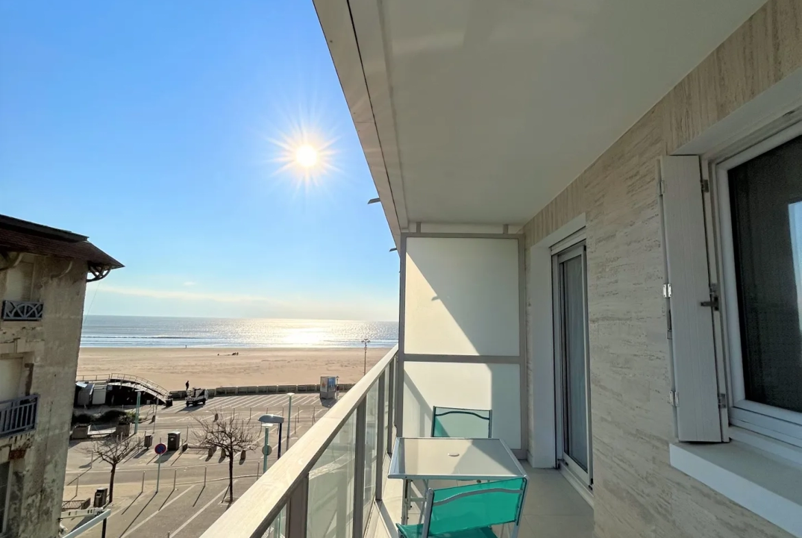 Appartement T2 avec vue latérale mer 