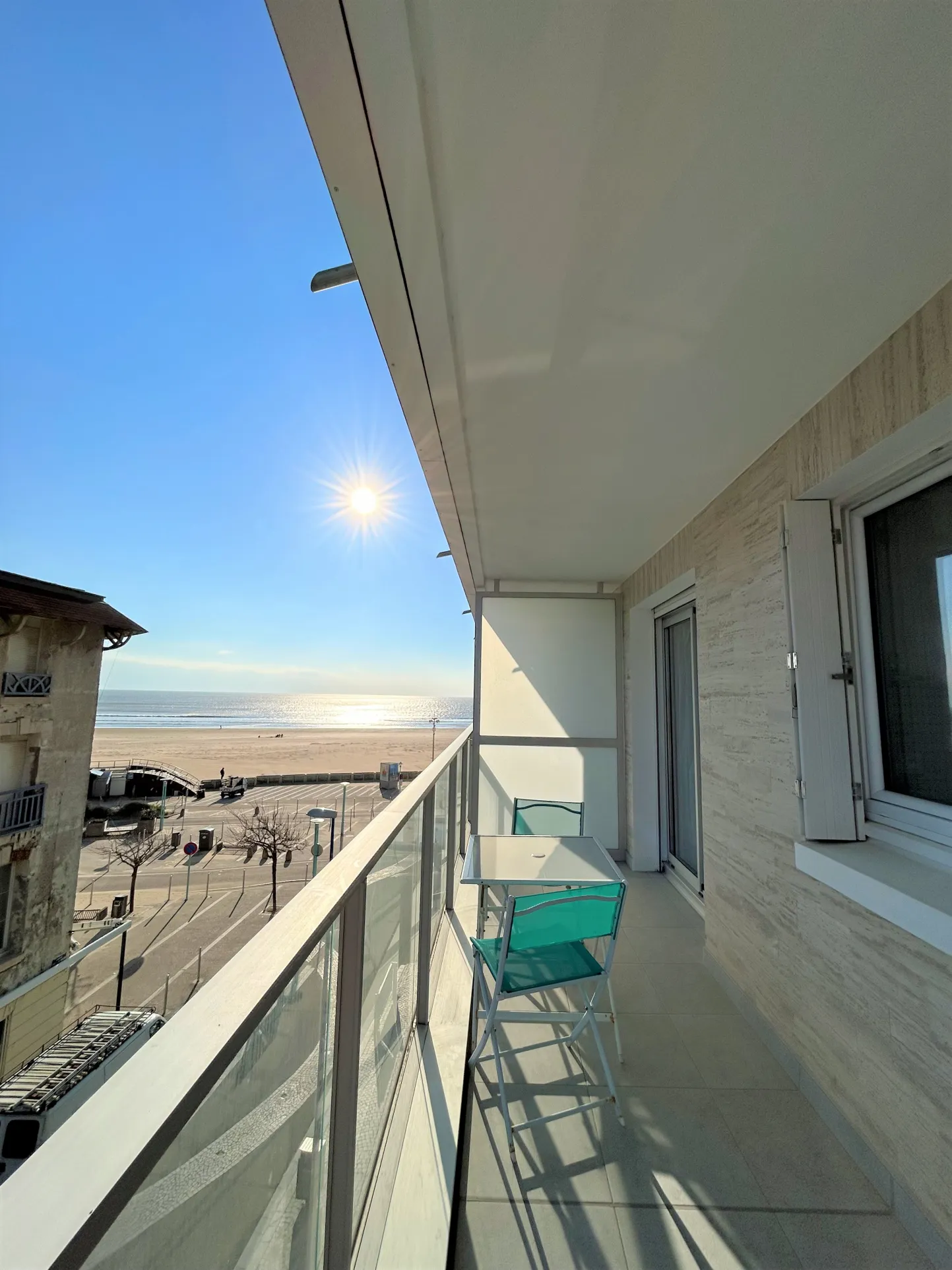 Appartement T2 avec vue latérale mer 