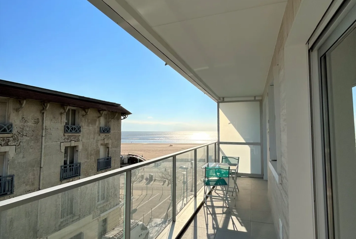 Appartement T2 avec vue latérale mer 