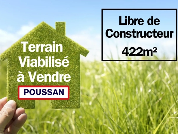 Terrain de 422m2 à Poussan: Construisez Votre Maison de Rêves