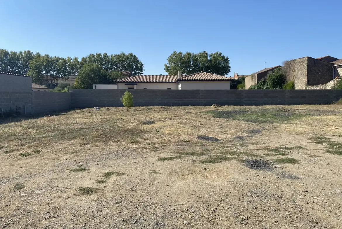 Terrain constructible à vendre à Trausse Minervois 