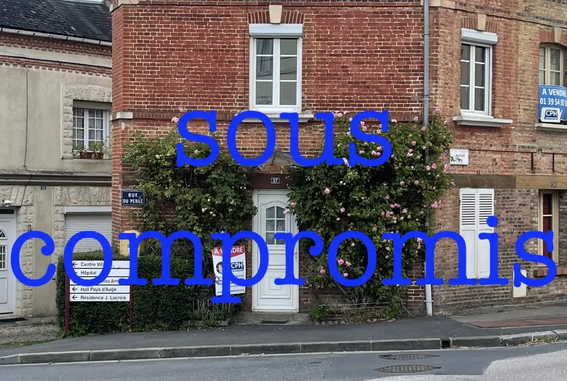 Charmante maison en briques rouges 