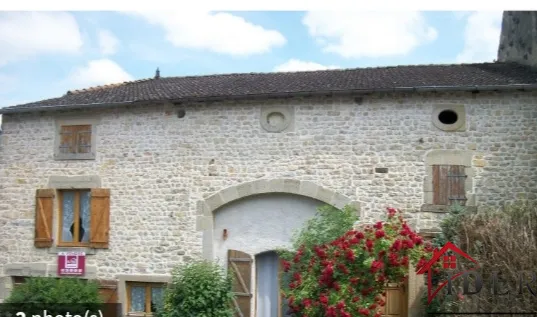 Maison de village F6 avec maison à rénover sur un terrain de 718m2 à Villars st marcellin