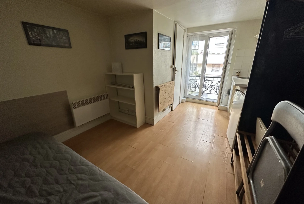 Studio de 12,11 m2 à Paris 19ème arrondissement 