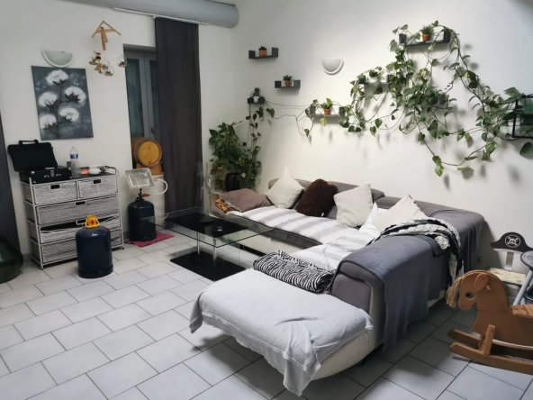 VALREAS, local commercial de 75 m2 et appartement de 135 m2. 