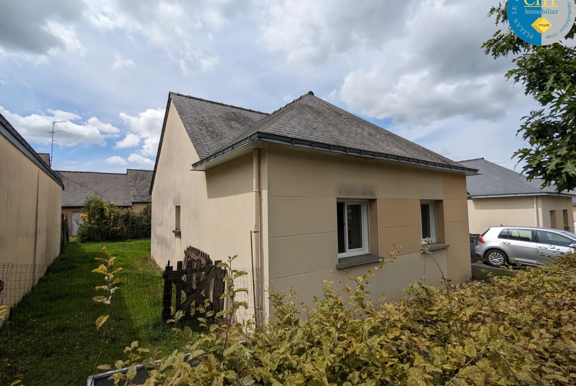 A vendre à Plélan le Grand, maison T3 de plain pied 