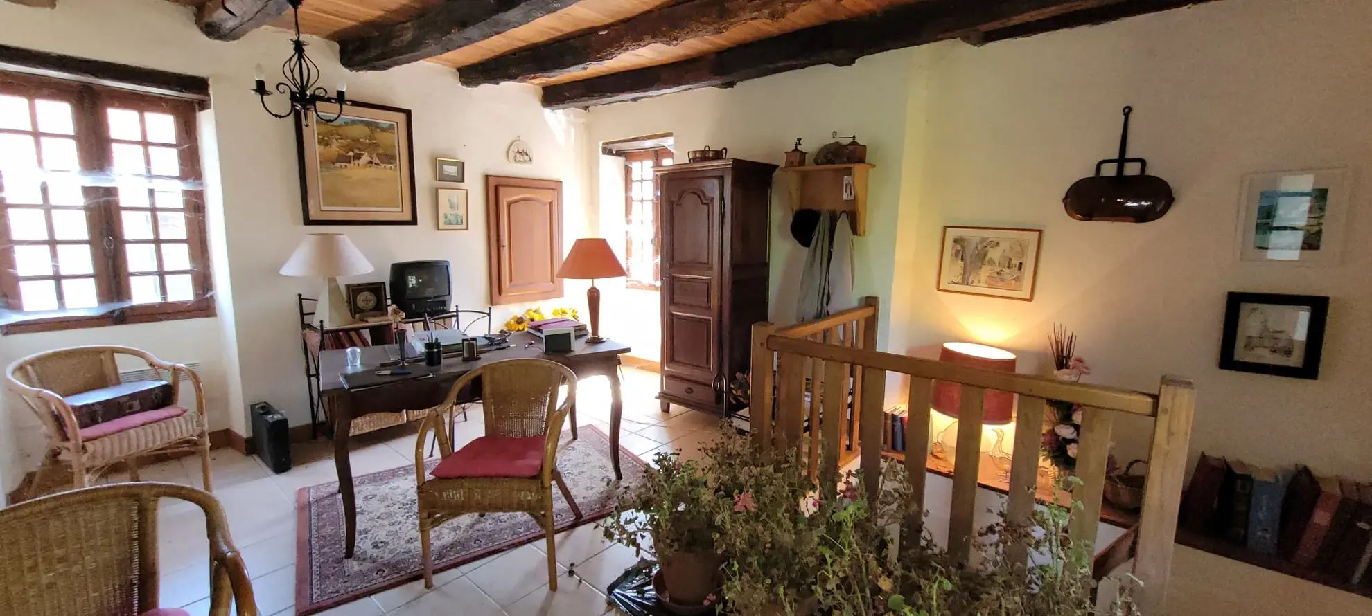 Ensemble de 2 maisons mitoyennes avec jardin et garage 