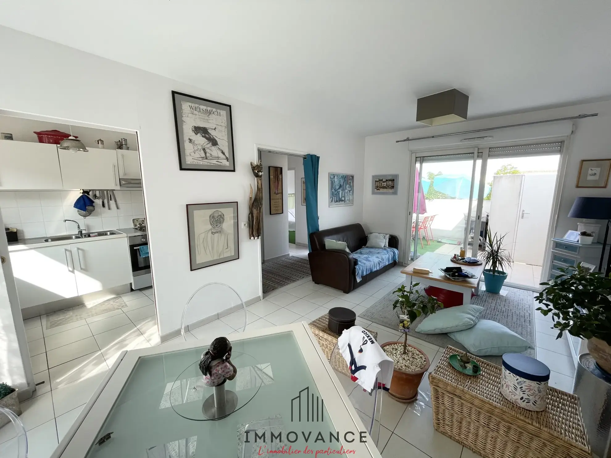 JACOU - APPARTEMENT T3 AVEC TERRASSES ET DOUBLE PARKING 