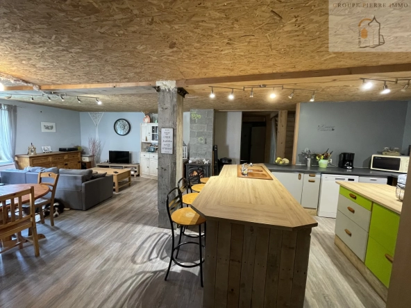Maison de ville en cours de rénovation avec terrasse de 50 m2 