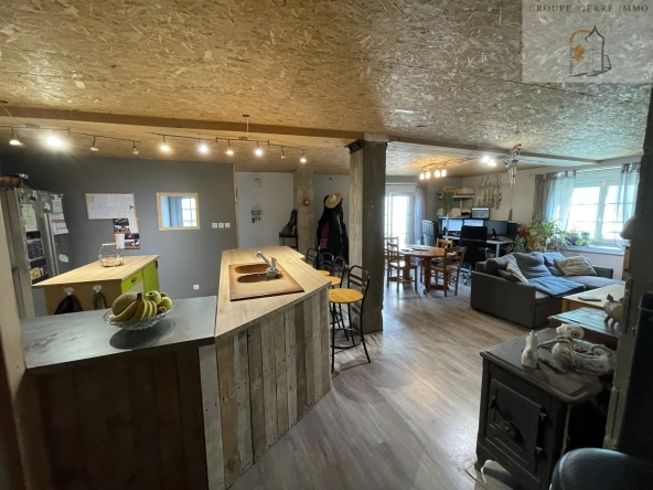 Maison de ville en cours de rénovation avec terrasse de 50 m2 
