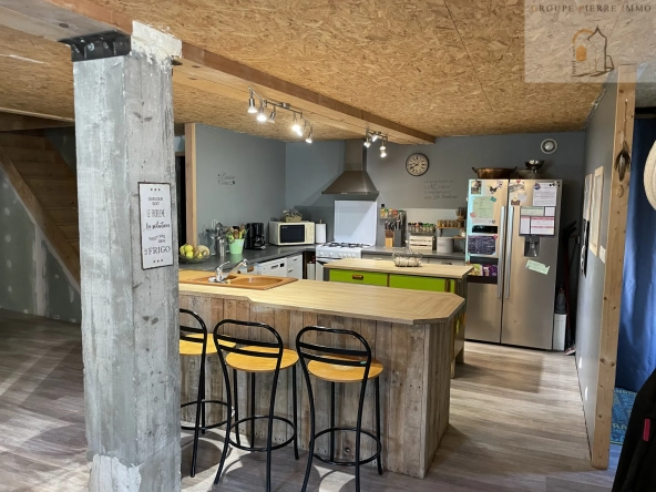 Maison de ville en cours de rénovation avec terrasse de 50 m2 