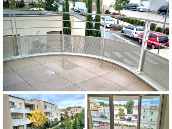 Appartement Type 3 avec Terrasse et 2 Places de Stationnement à Meyreuil 13590 