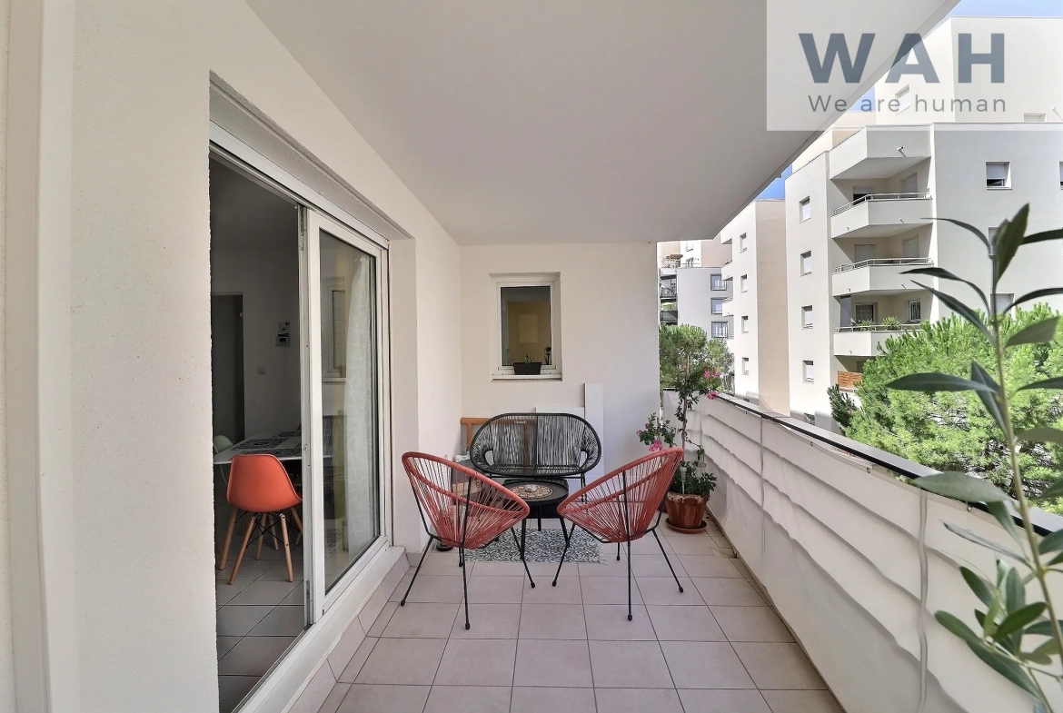 Appartement de type 2 à vendre à Montpellier - Quartier Richter 