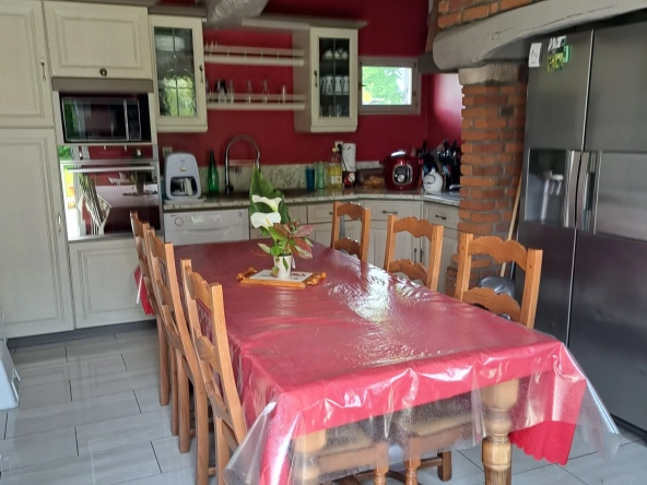 Longère de 114 m2 avec terrain de 2524 m2 à Greuville 