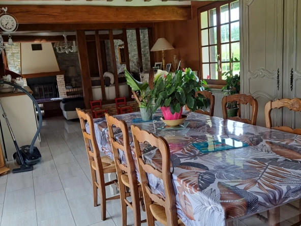 Longère de 114 m2 avec terrain de 2524 m2 à Greuville 