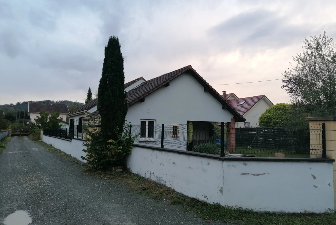 Maison de plain pied 117m2 à vendre à Mandeure 