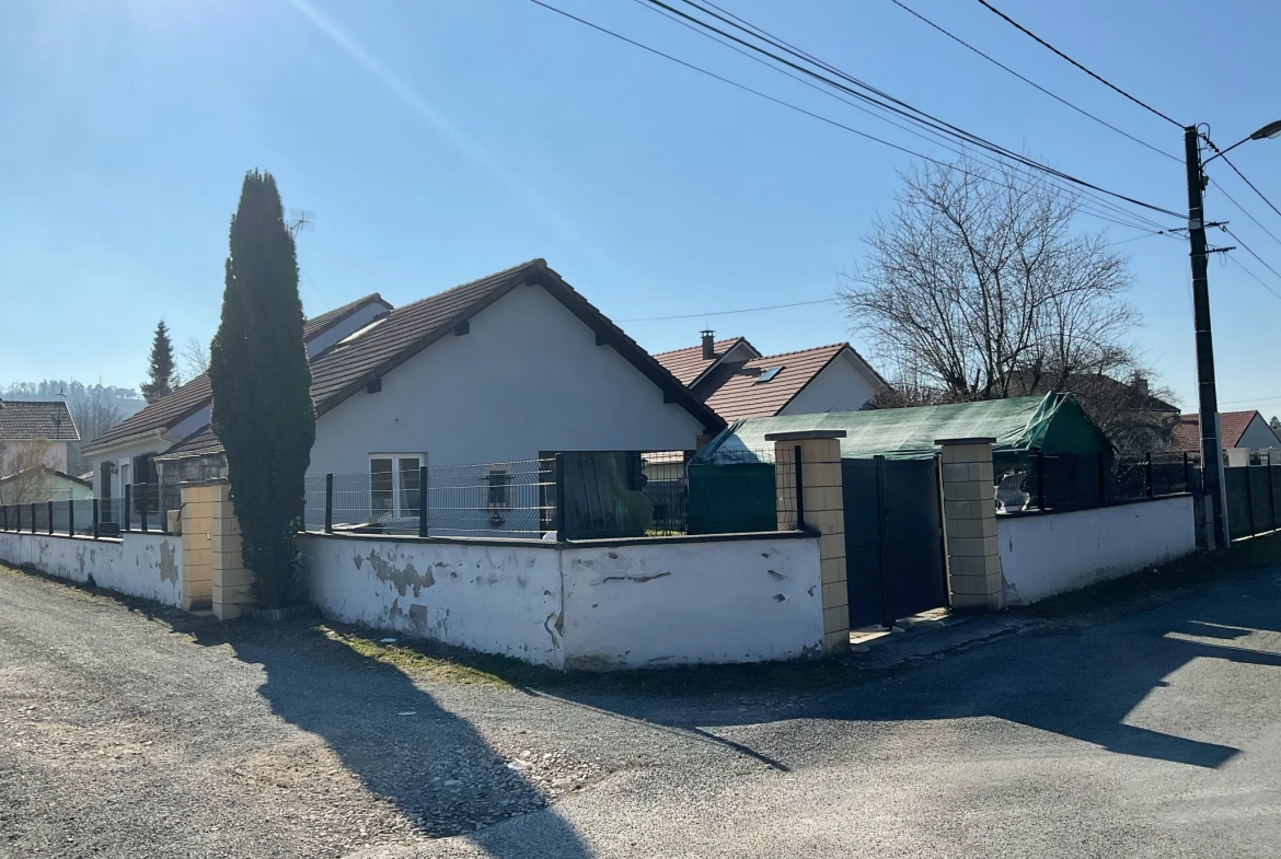 Maison de plain pied 117m2 à vendre à Mandeure 