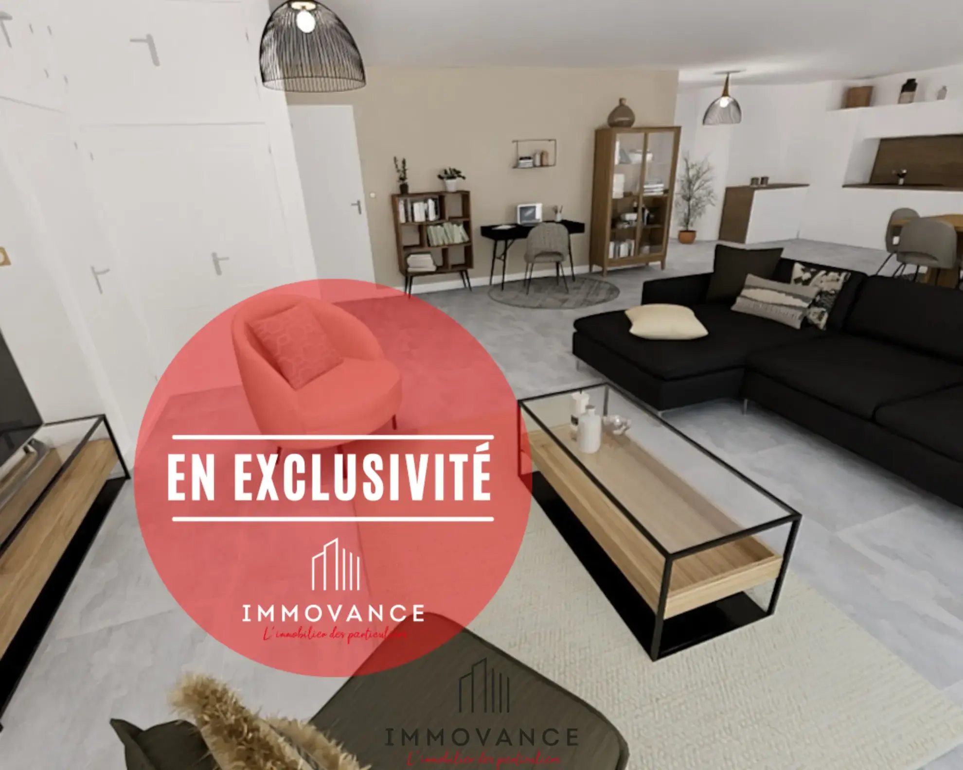 EXCLUSIVITE CASTRIES Appartement T3 de 73 m2 avec jardin de 126 m2 IMMOVANCE GROUPE 