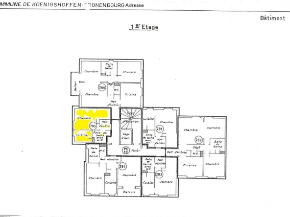 Studio à vendre - Strasbourg Cronenbourg 