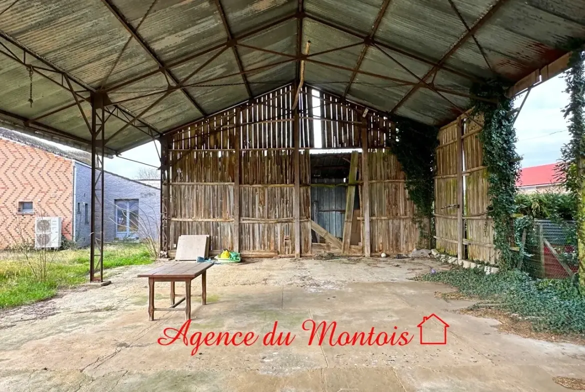 Fermette rénovée à Sergines avec jardin clos 