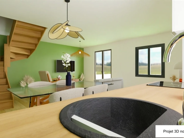 Maison de 100m2 rénovée - 3 chambres - jardin 