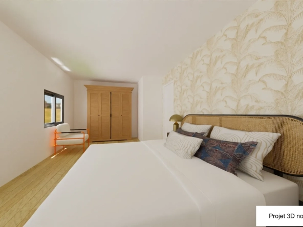 Maison de 100m2 rénovée - 3 chambres - jardin 