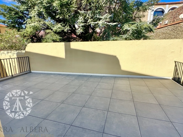Appartement rénové avec grande terrasse à Port-Vendres 