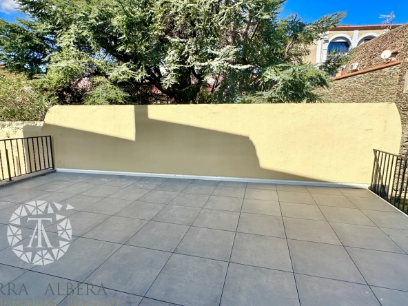 Appartement rénové avec grande terrasse à Port-Vendres 