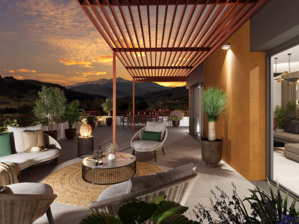 Appartement neuf à Céret avec vue panoramique 