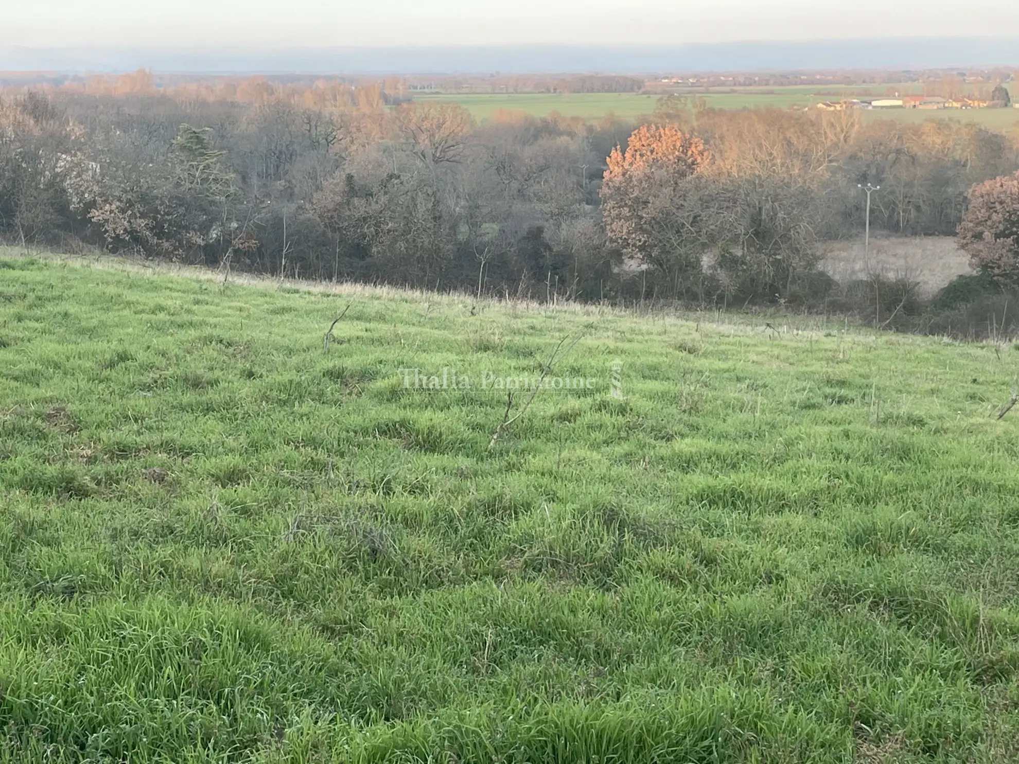 Terrain de 740m2 au Cœur du Village avec Vue sur les Pyrénées 