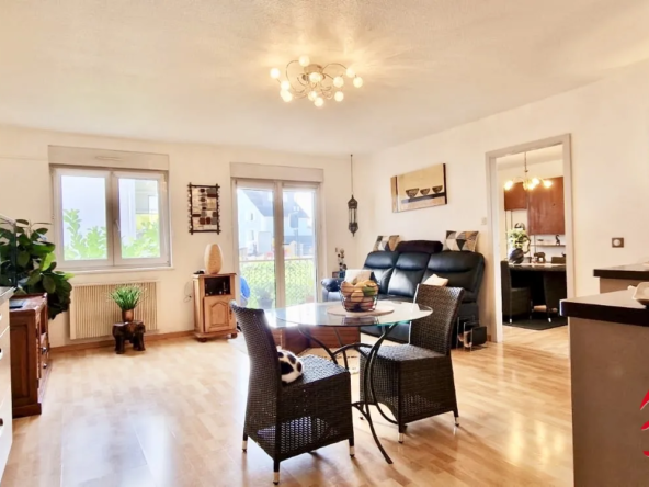 Bel appartement F4 de 71,45 m² avec garage à Bartenheim 