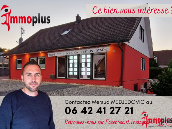Bel appartement F4 de 71,45 m² avec garage à Bartenheim 