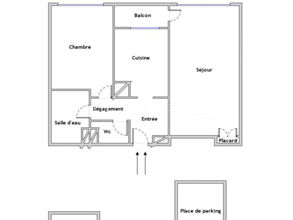 À vendre : Appartement T2 avec vue dégagée à Marseille 