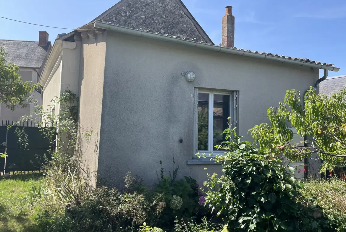 Ensemble immobilier à Noyant-Villages avec 2 maisons et grange 