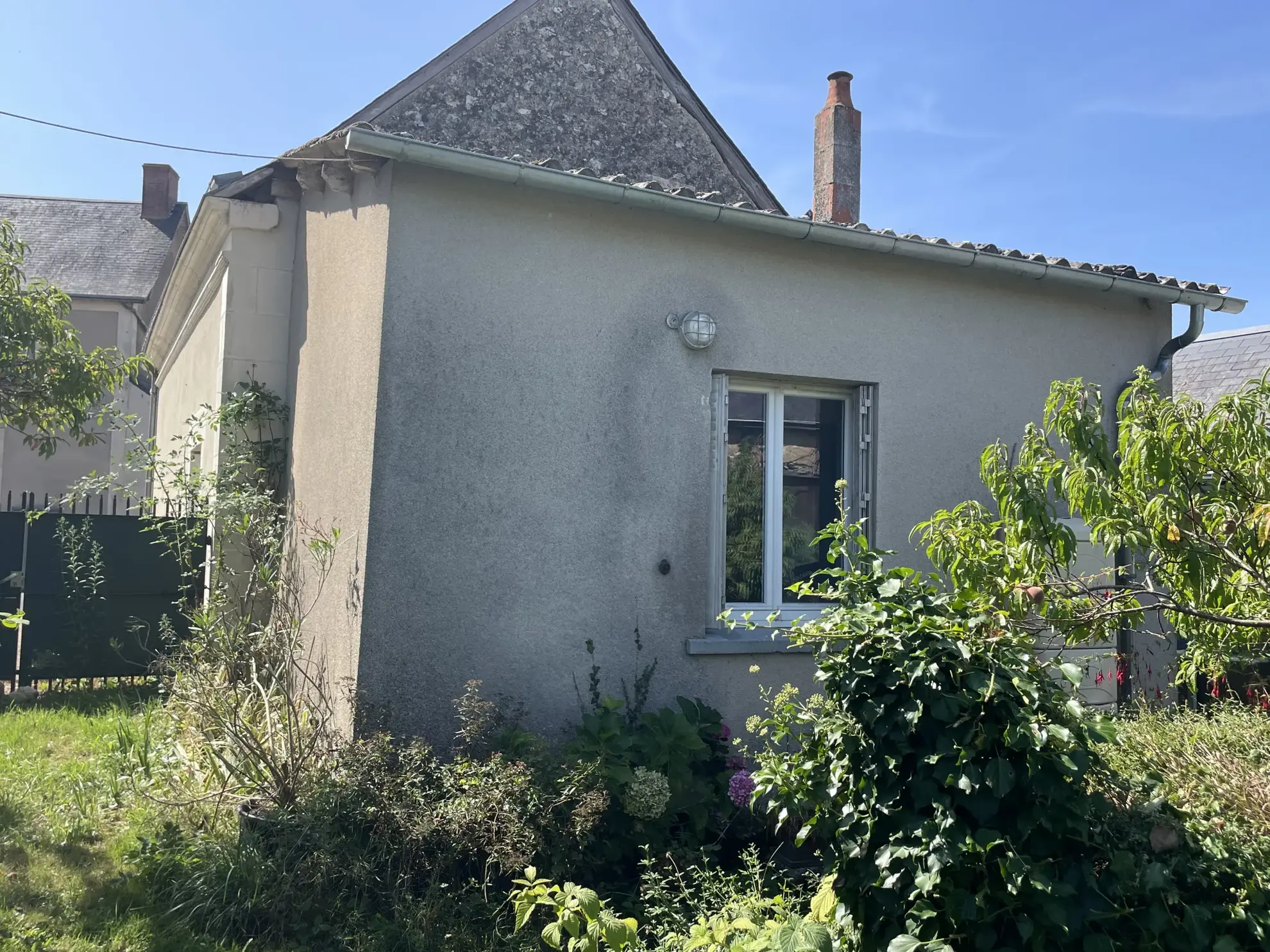 Ensemble immobilier à Noyant-Villages avec 2 maisons et grange 