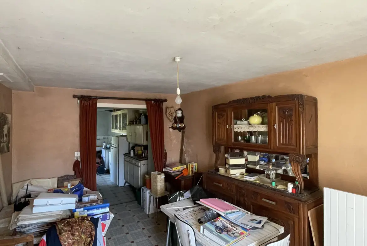 Ensemble immobilier à Noyant-Villages avec 2 maisons et grange 