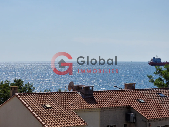 À vendre : Magnifique appartement T3 avec vue sur la mer à Port de Bouc 