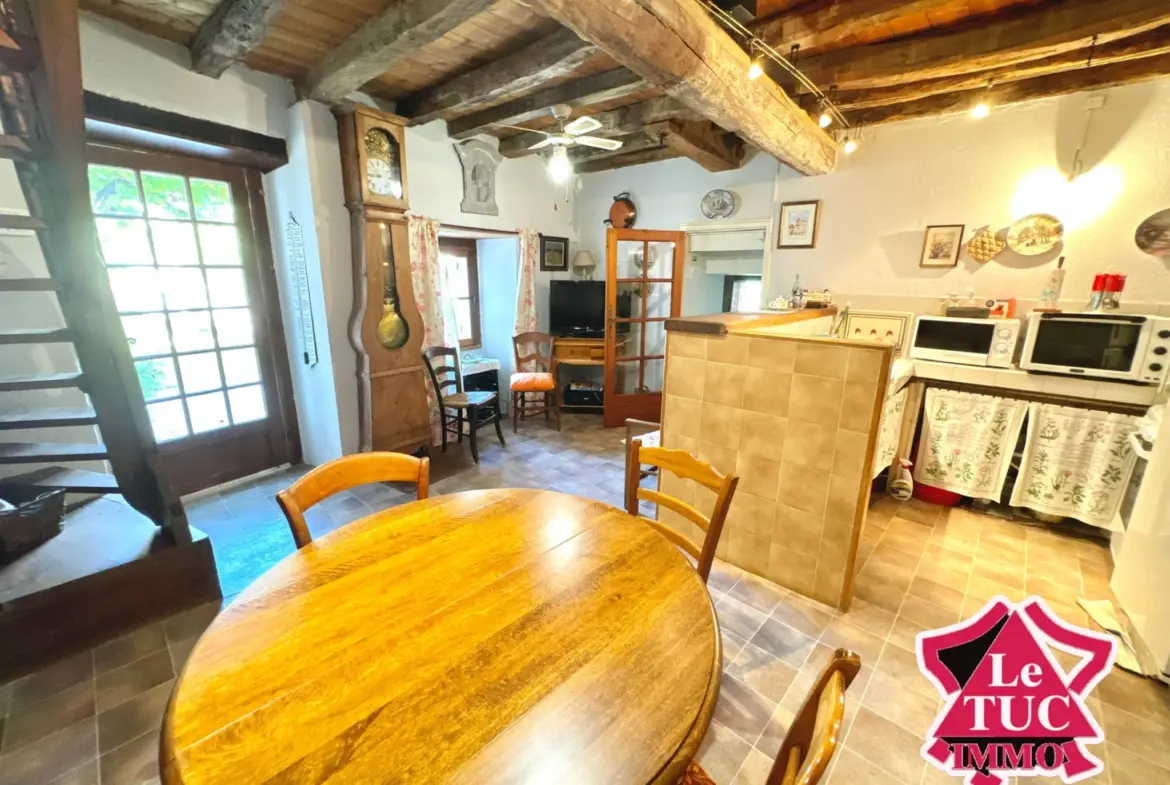 Charmante maison en pierre avec jardin à Penne d'Agenais 