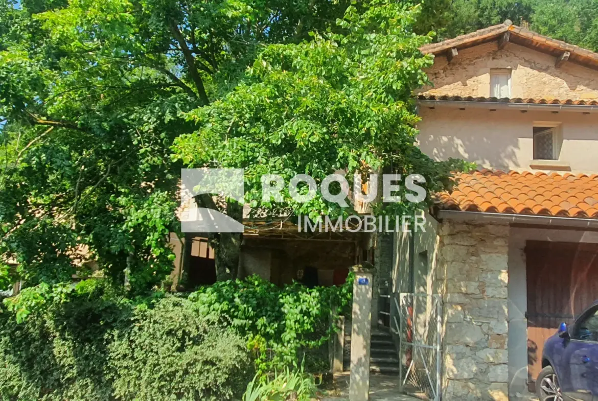 À vendre : Maison de village 90 m² à Millau - Gorges de la Dourbie 
