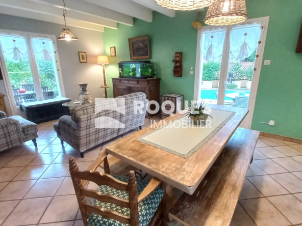 Maison avec piscine à vendre à Compregnac 